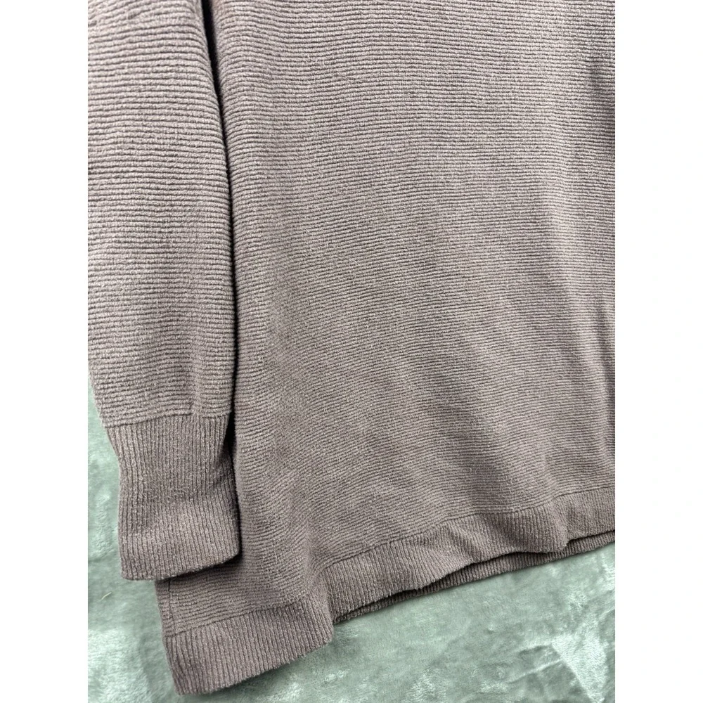 Free People Ottoman Slouchy Tunic Top Sweatshirt Womens Medium Nutmeg‎ Brown